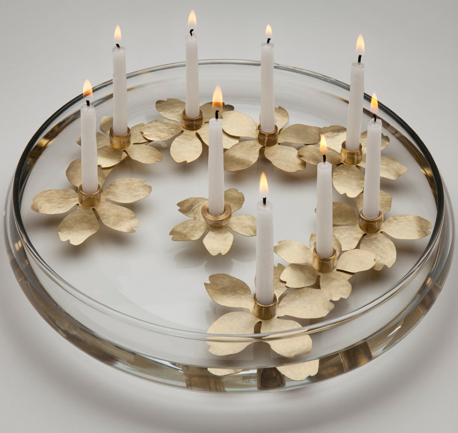 WATER BLOSSOM MENORAH